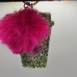 🔥NEW Large Coffee Cup Resin Bag Charm